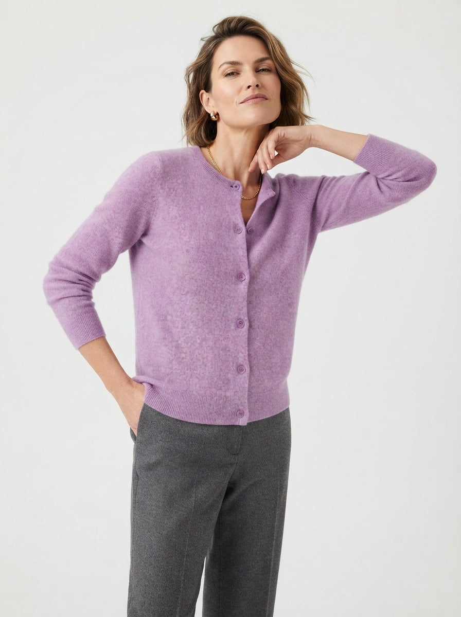 Imogen — Button-Down Soft Knitted Cardigan