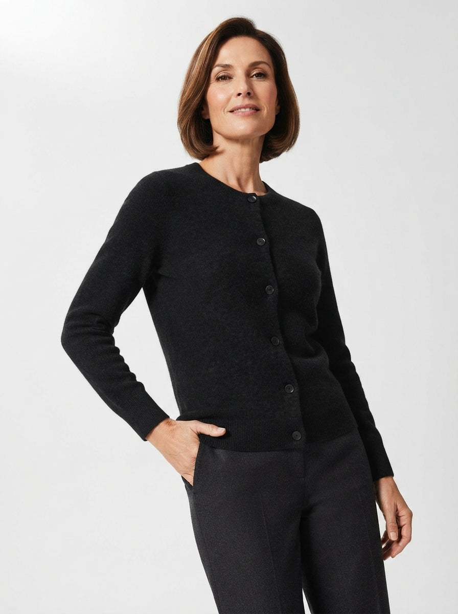 Imogen — Button-Down Soft Knitted Cardigan