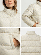 Amara — Soft Floral Puffer Jacket