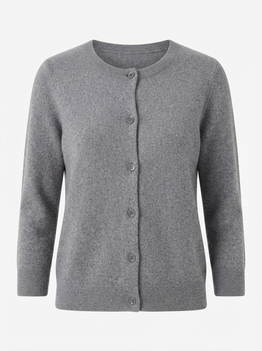 Imogen — Button-Down Soft Knitted Cardigan