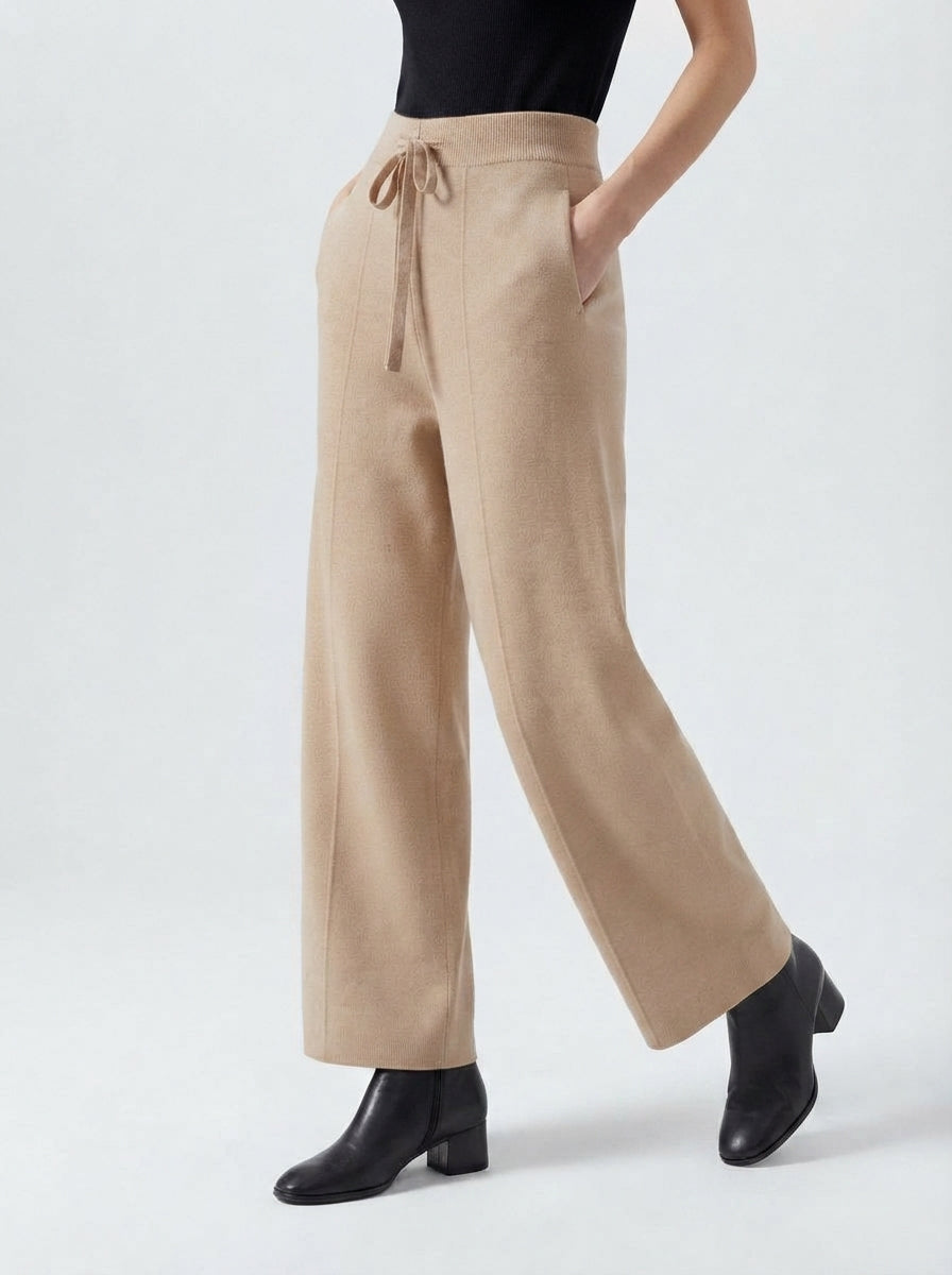Olivia — Luxury Cashmere-Look Knit Trousers