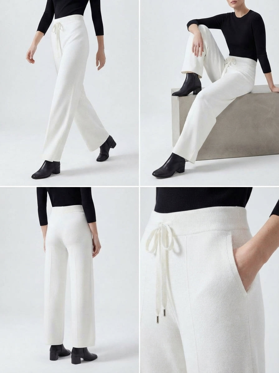Olivia — Luxury Cashmere-Look Knit Trousers