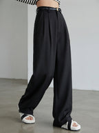 Isla — High-Waisted Tailored Wide-Leg Trousers
