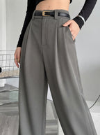 Isla — High-Waisted Tailored Wide-Leg Trousers