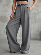 Isla — High-Waisted Tailored Wide-Leg Trousers