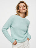Maisie — Loose Crew-Neck Knit Sweater