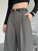 Isla — High-Waisted Tailored Wide-Leg Trousers