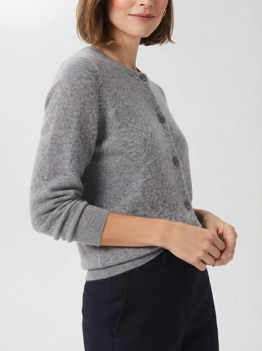 Imogen — Button-Down Soft Knitted Cardigan