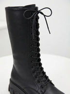 Seraphina — Knee-High Lace-Up Combat Boots