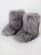 Valerie — Luxury Faux Fur Fluffy Boots