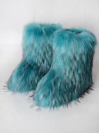 Valerie — Luxury Faux Fur Fluffy Boots