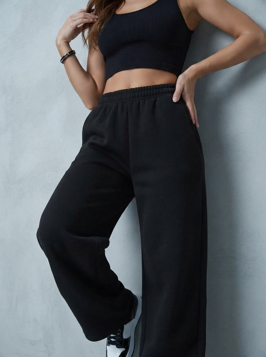 Chloe — Wide-Leg Comfort Joggers