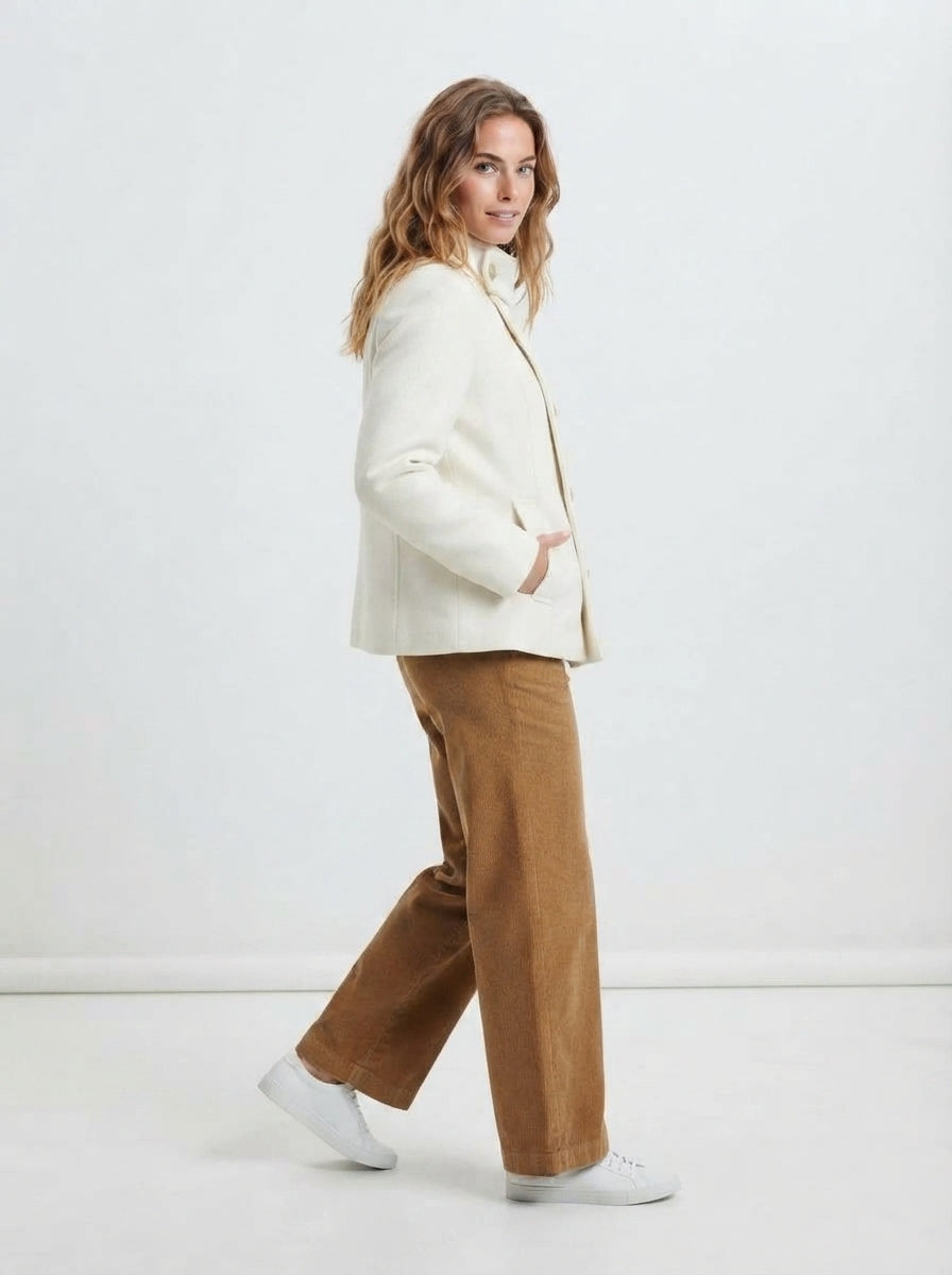 Elara — High-Neck Tailored Jacket