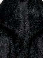 Vienza — High-Neck Faux Fur Coat
