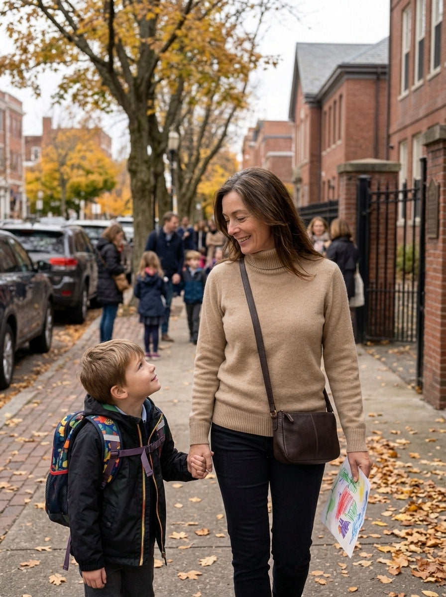 Belvane — Fleece-Lined Turtleneck Jumper with Free Matching Lined Beanie and Gloves