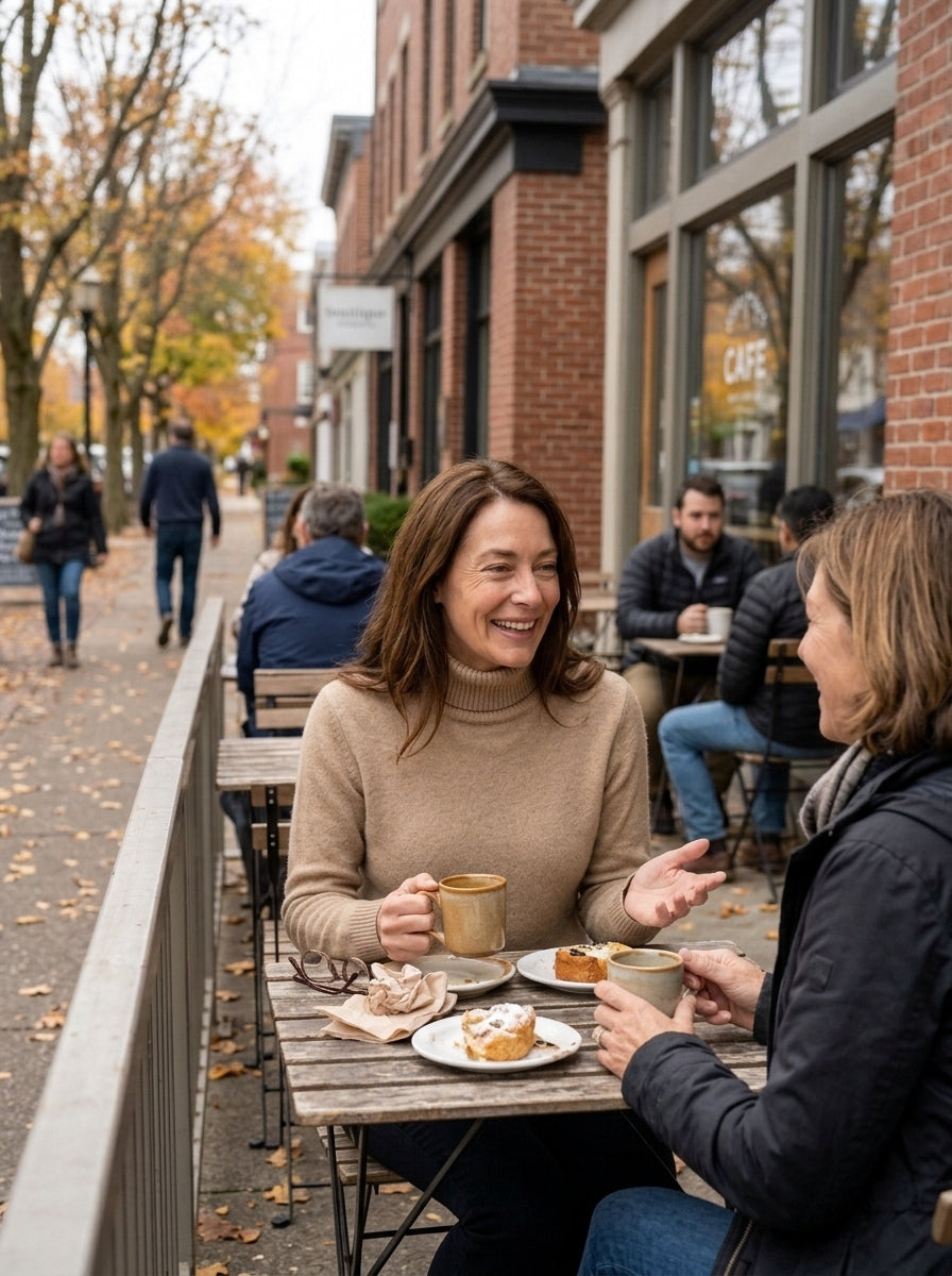 Belvane — Fleece-Lined Turtleneck Jumper with Free Matching Lined Beanie and Gloves