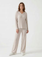 Amara — Ribbed Knit Two-Piece Set