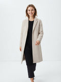 Aurelia — Open-Front Long Trench Coat