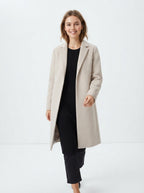 Aurelia — Open-Front Long Trench Coat