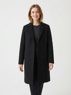 Aurelia — Open-Front Long Trench Coat
