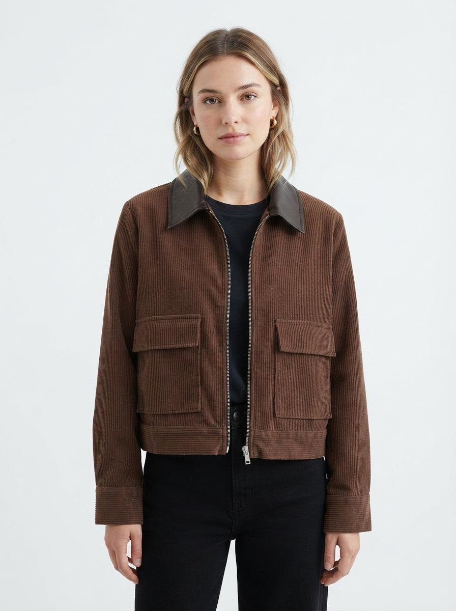 Sienna — Patchwork Corduroy Jacket