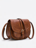 Amelia — Vintage Leather Shoulder Bag