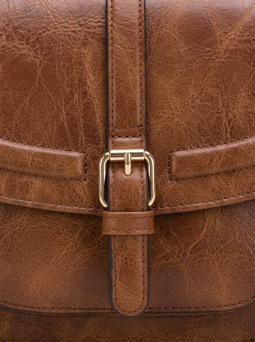 Amelia — Vintage Leather Shoulder Bag
