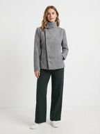 Elara — High-Neck Tailored Jacket
