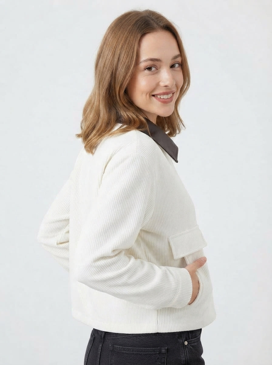 Sienna — Patchwork Corduroy Jacket