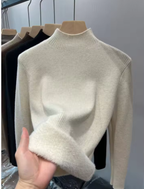 DIANA | ELEGANT SLIM-FIT KNIT SWEATER WITH FLEECE LINING