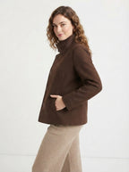 Elara — High-Neck Tailored Jacket