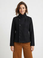 Elara — High-Neck Tailored Jacket