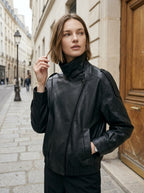 Vienna — Oversized Faux Leather Bomber