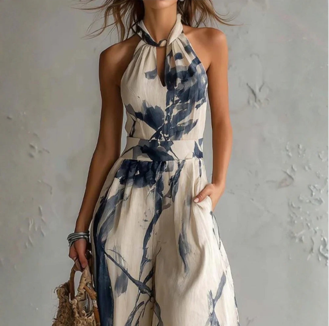 STELLA | ELEGANT AND MODERN JUMPSIT WITH A WATERCOLOR PRINT