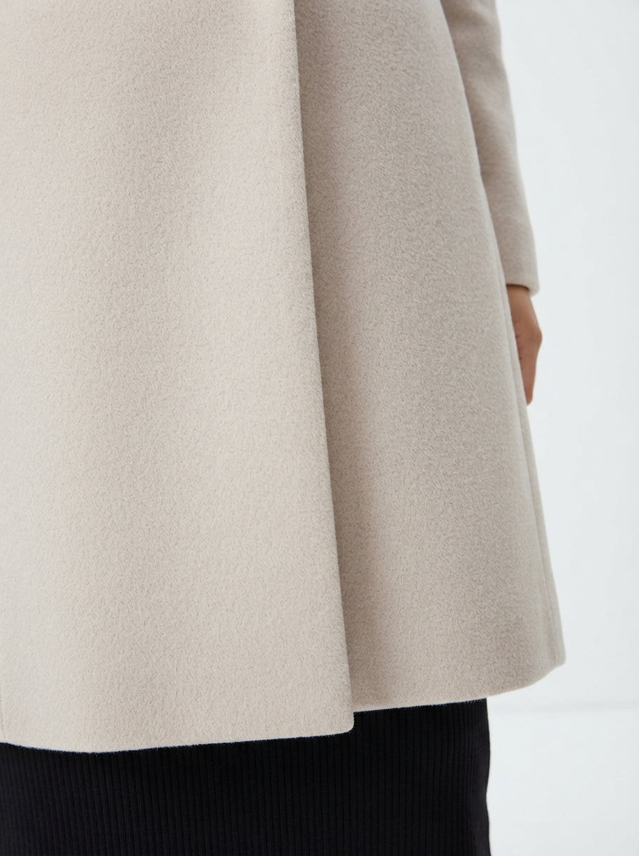 Aurelia — Open-Front Long Trench Coat