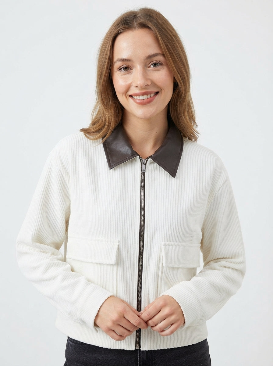 Sienna — Patchwork Corduroy Jacket
